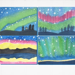 Northern Lights : coffret notecard, 8 cartes