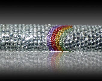 Rhinestone Custom Hippy Chick Walking Cane