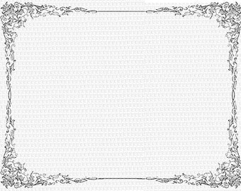 Corner Borders Shabby Victorian Designs Vintage Clip Art Illustrations 300ppi Graphics 1008