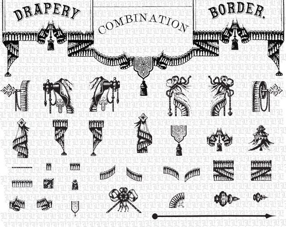Download Vintage Vector Design Elements Antique Victorian Border ...