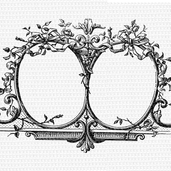 Oval Frames Clip Art Etsy