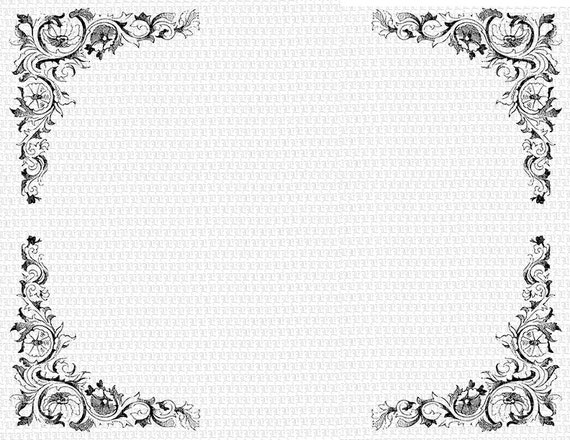 Baroque Frame Printable