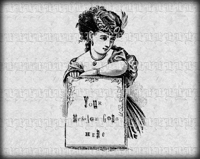 Victorian Advertising Blank Banners Signsvintage Clip Art - Etsy