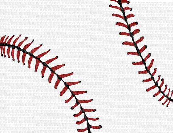 Baseball Ball Seam Illustration Printable High Quality Digital - Etsy