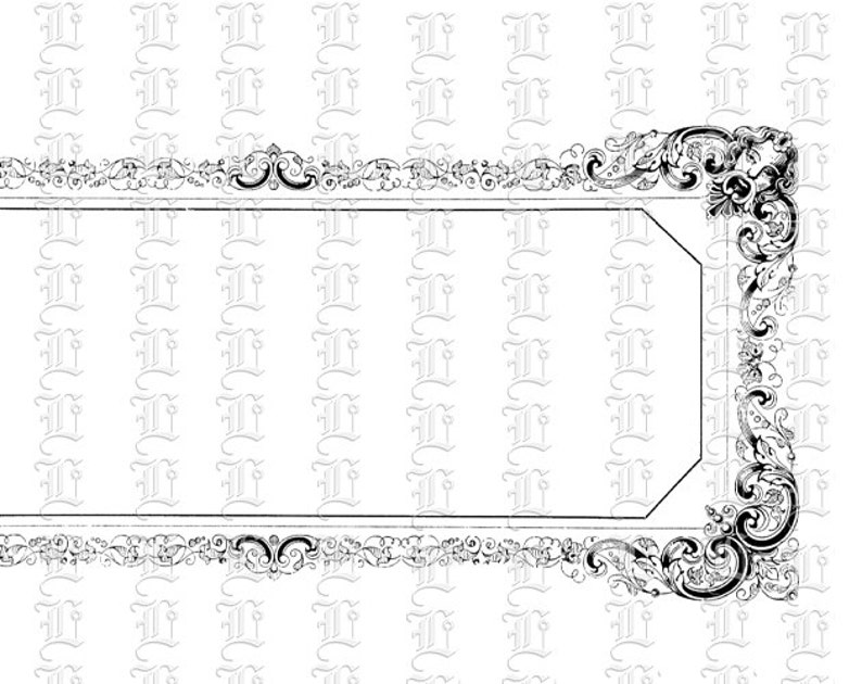 Download Chimera Dingbat Font Border Combinations Victorian DIY | Etsy