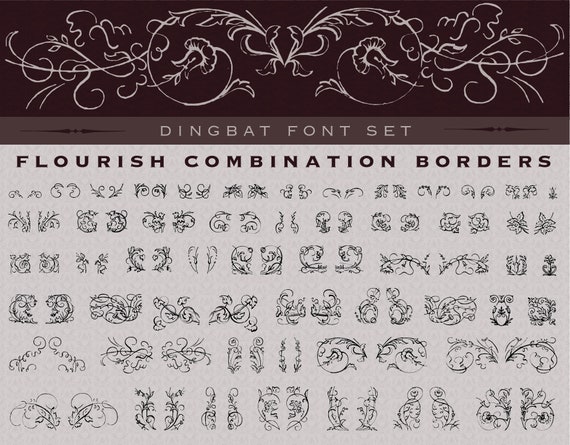 Download Vintage Vector Design Elements Antique Victorian Border ...