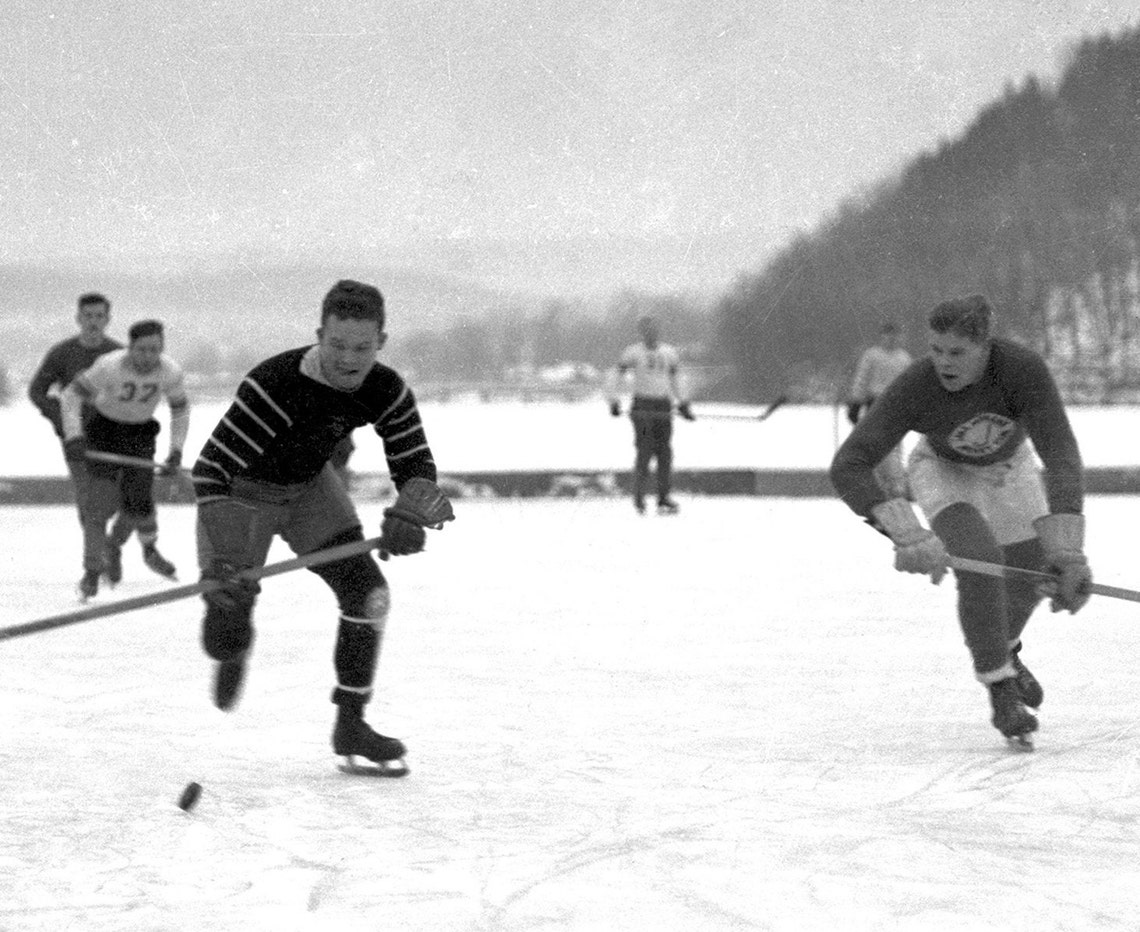 Vintage Ice Hockey Photo Print Custom Wall Art Multiple Etsy