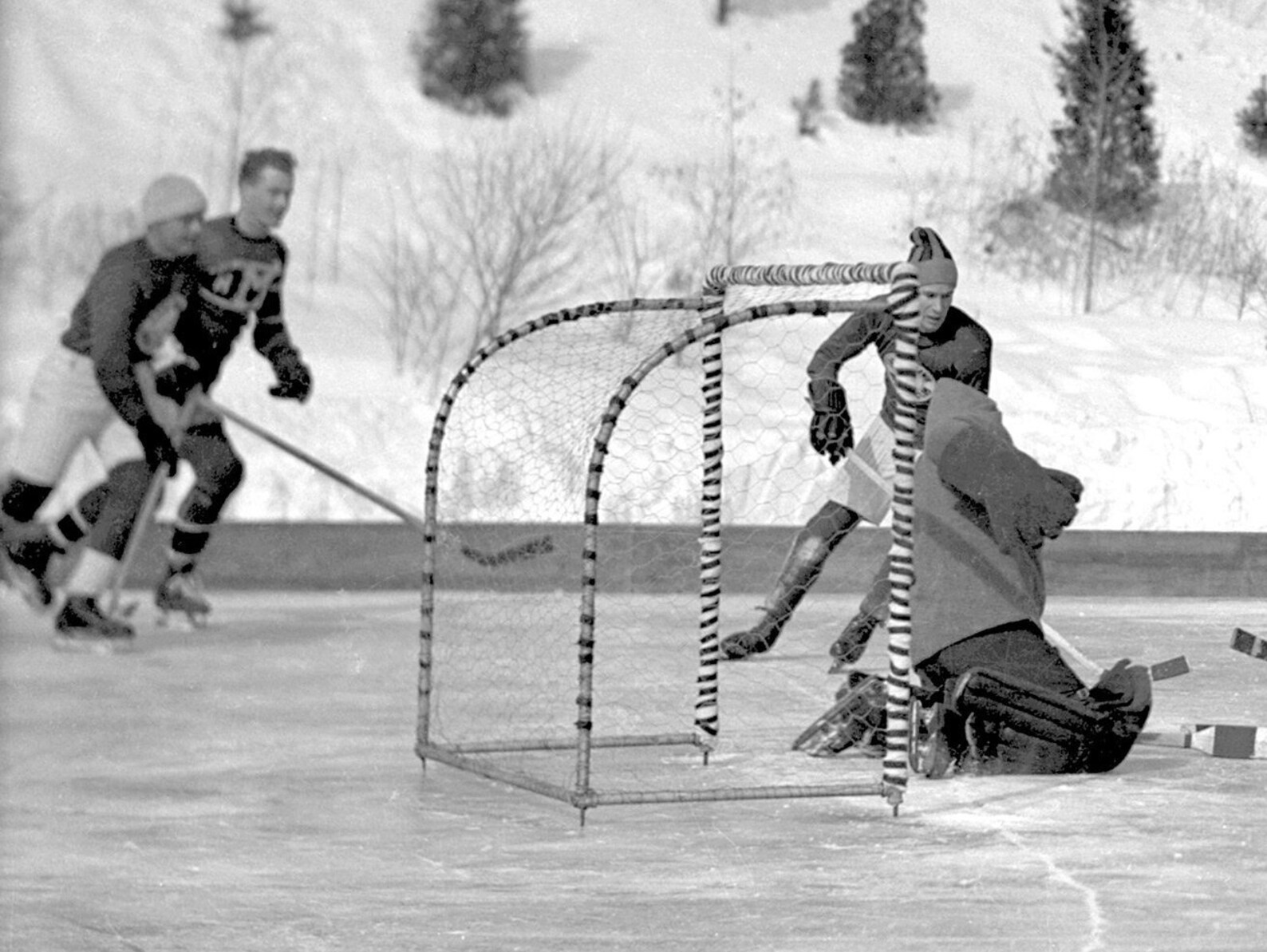Wall art vintage ice hockey photo custom reproduction Etsy