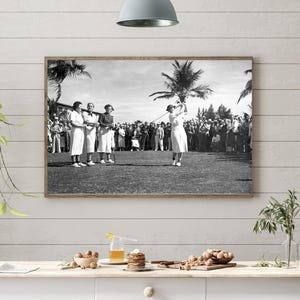 Vintage 1930's LPGA Golf Legends Photo Print: Retro Style Sports Art, Golf Gift imagem 10