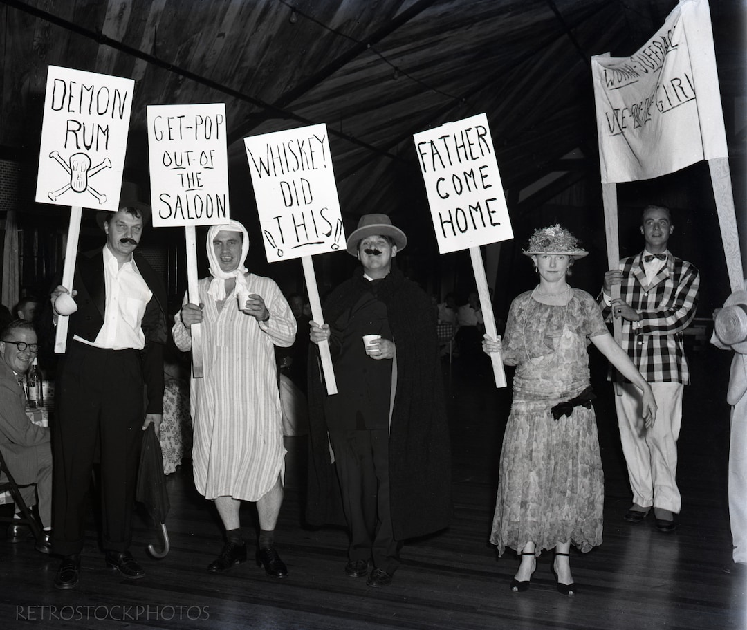 Halloween Photo Print Funny Prohibition Costumes Photo Etsy