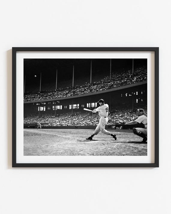 Ted Williams Vintage Baseball Photo Print, Red Sox Fan Gift - Etsy
