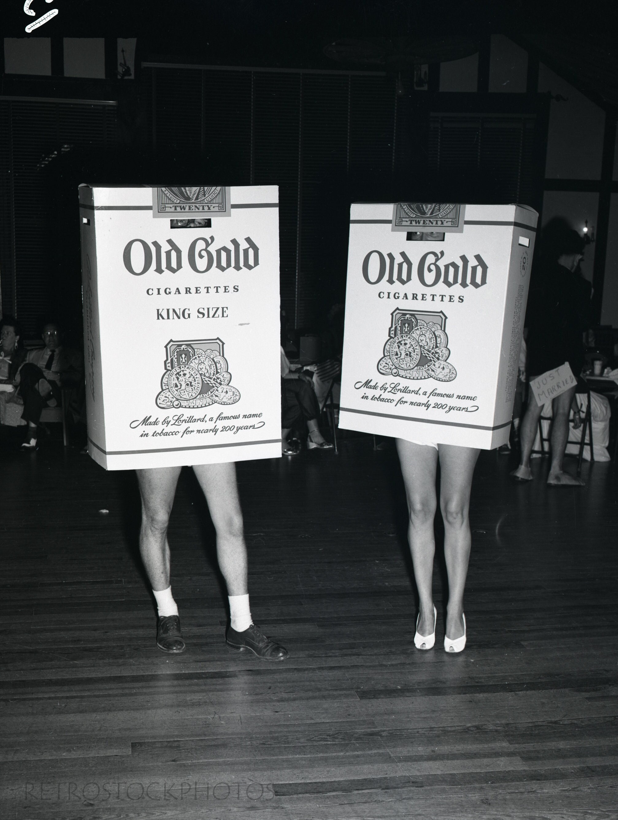 1955 Halloween Cigarette Costume Photo Print, Custom Black & White Reprint,  Select Size