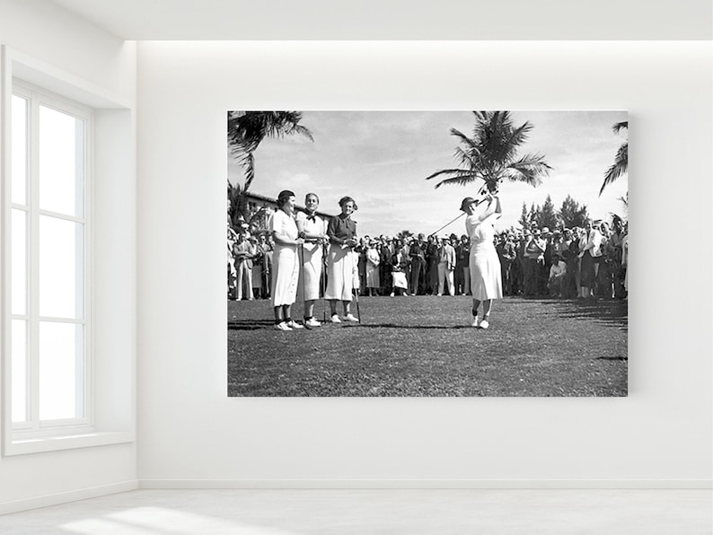 Vintage 1930's LPGA Golf Legends Photo Print: Retro Style Sports Art, Golf Gift imagem 9