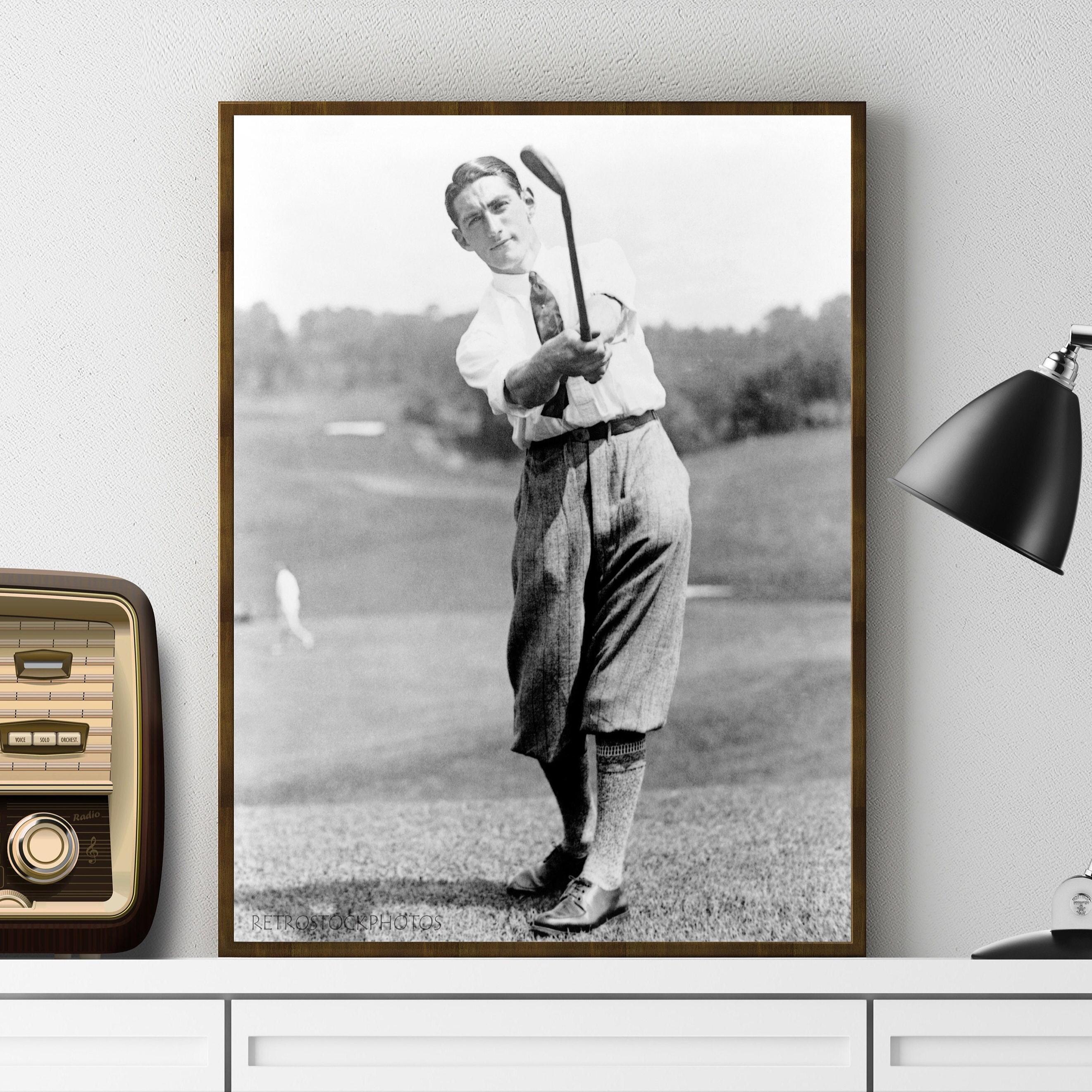 Golf Art Gift, US Open 1927 Photo Print, Vintage-inspired Golf