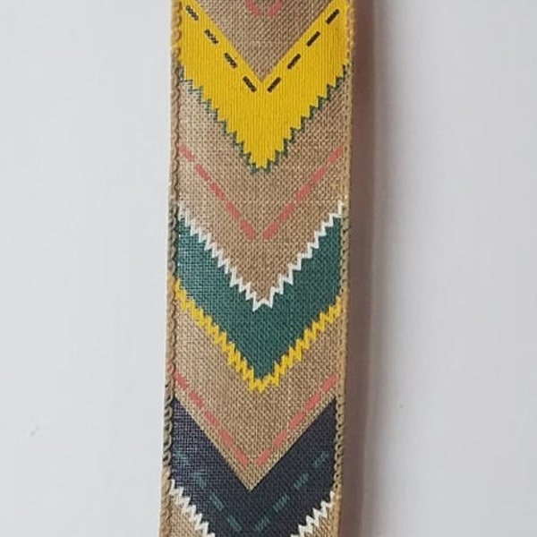 Tribal/Native American 1.5 inch wired Ribbon