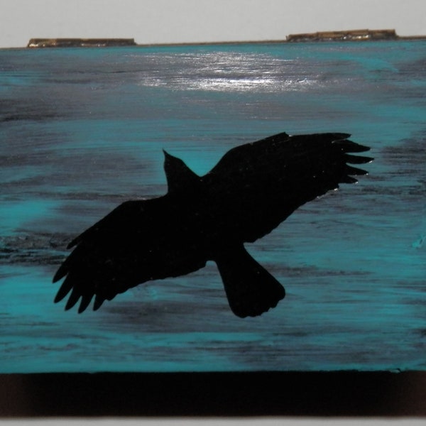 Raven Distressed Trinket/Spirit Box