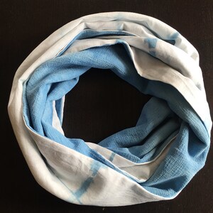 Indigo Dyed Infinity Scarf