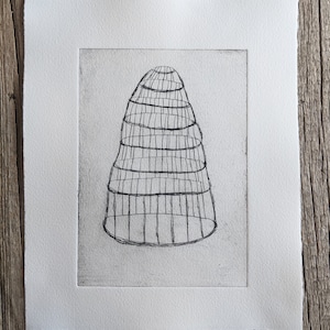 Traish, Original Fine Art Kaltnadelradierung