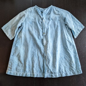 Indigo Dyed Vintage Baby Dress