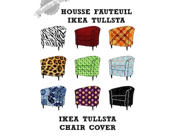 Ikea Tullsta chair cover pattern - patron housse Ikea Tullsta