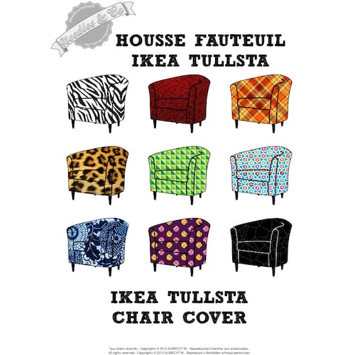 Beurs projector echo Ikea Tullsta Chair Cover Pattern Patron Housse Ikea Tullsta - Etsy