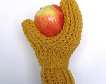 CROCHET PATTERN mittens ⨯ women ladies girls ⨯ knitted look ⨯ Warm Winter Quick Thick ⨯ PDF Download ⨯ Snowflake Mittens by Repeat After Me