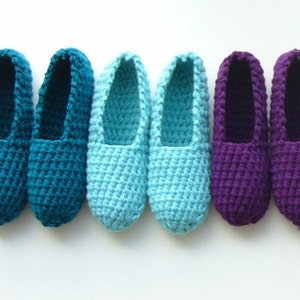 CROCHET PATTERN slippers ⨯ ladies women girls ⨯ worsted weight ⨯ thick quick easy basic ⨯ PDF download ⨯ Simply Slippers by Repeat After Me