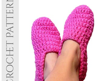 Women’s Crochet Slippers Pattern, Cozy Bulky Yarn House Slippers, Easy Beginner PDF, Quick Winter Gift Idea