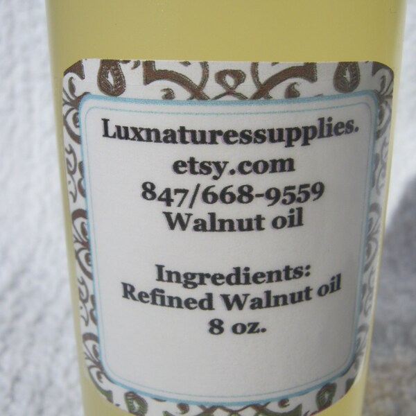 Walnut Oil, Refined 8 oz