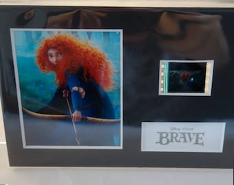 A Disney's Pixar Brave Merida original rare & genuine film cell display from the movie mounted ready for framing!