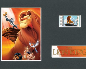 A Disney's The Lion King original rare & genuine film cell display from the movie mounted ready for framing!