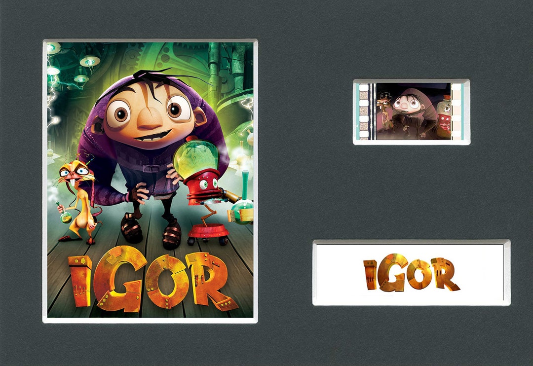 Igor Movie Original Rare & Genuine Film Cell Display From the Movie Mounted  Ready for Framing - Etsy