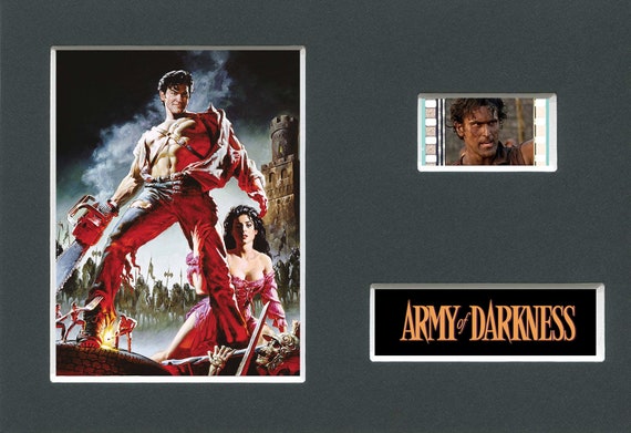 A Evil Dead 3 Army of Darkness ASH original rare & genuine film cell from  the movie mounted ready for framing!