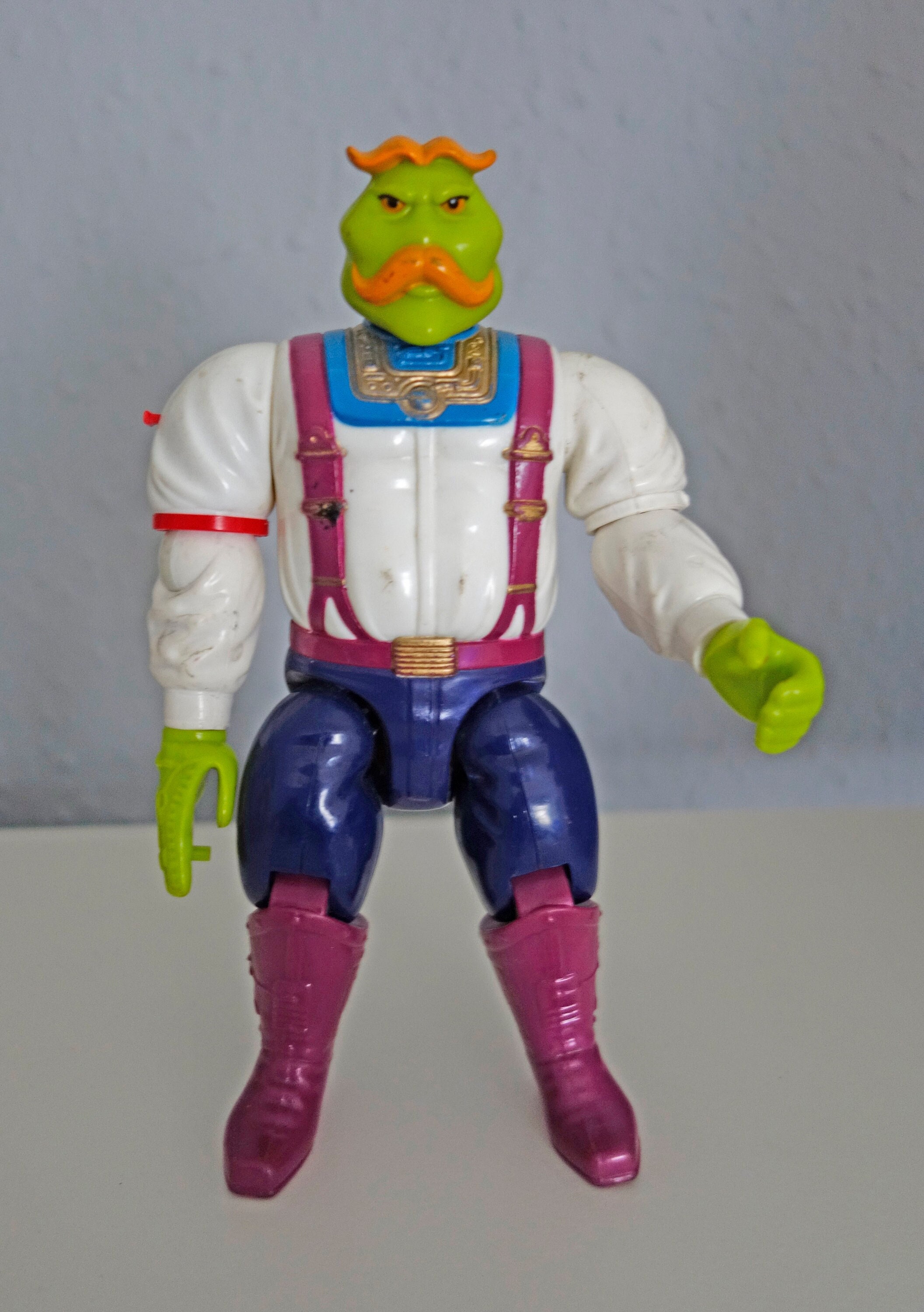 A Retro 80's Bravestarr Handlebar Vintage Action Figure Toy by