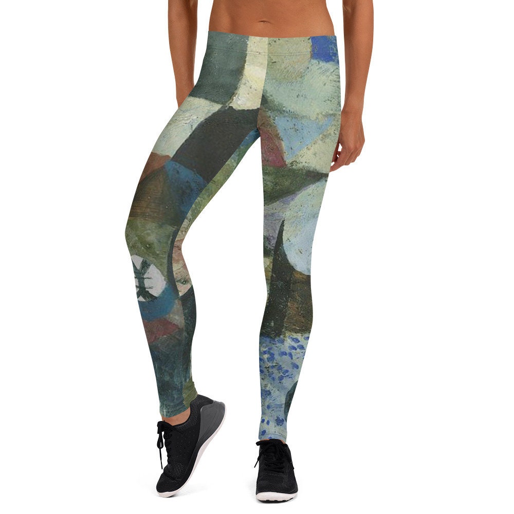 Image of Abstract Paul Klee Artwork Fashion Leggings