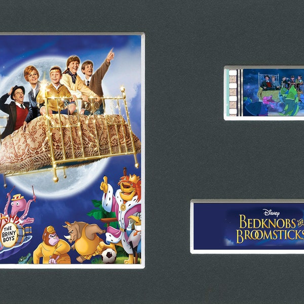 A Disney's Bedknobs and Broomsticks original rare & genuine film cell display from the movie mounted ready for framing!