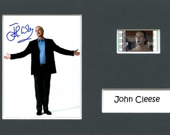 Very Rare John Cleese original rare & genuine limited edition film cell from movie mounted ready for framing with pre-printed autograph!