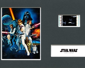 A STAR WARS IV  A New Hope original rare & genuine film cell from the movie mounted ready for framing!