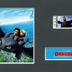 A How to train your Dragon Dreamworks original rare & genuine film cell from the movie mounted ready for framing!