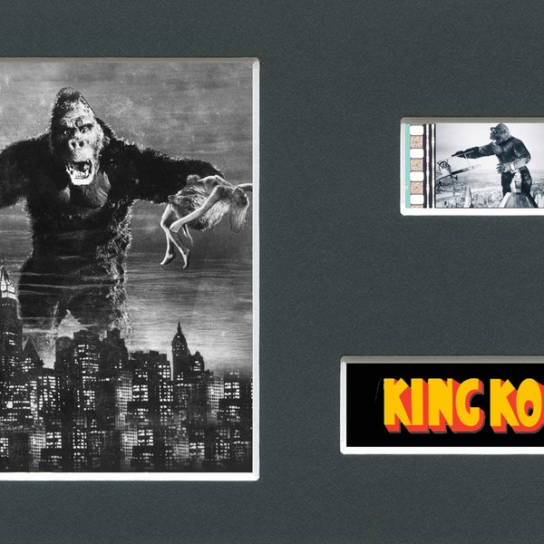 A King Kong  original 1930s rare & genuine film cell from the movie mounted ready for framing!