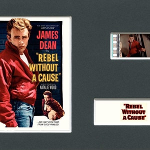 Very rare Rebel Without a Cause James Dean  original rare & genuine film cell from the movie mounted ready for framing!