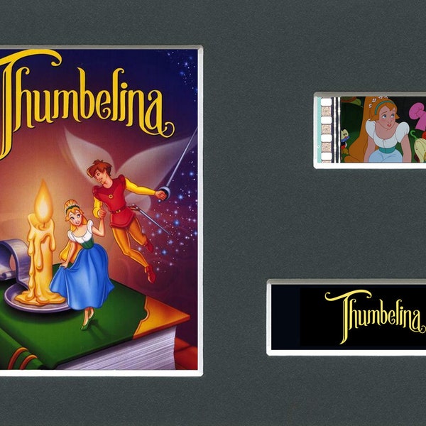 Une cellule de film originale rare et authentique de Thumbelina du film montée prête à être encadrée !