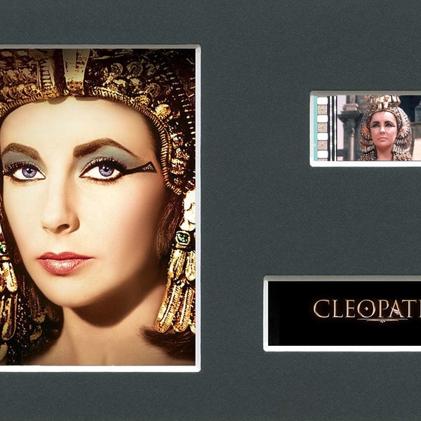 RARE Cleopatra Elizabeth Taylor 1963 original rare & genuine film cell from the movie mounted ready for framing!