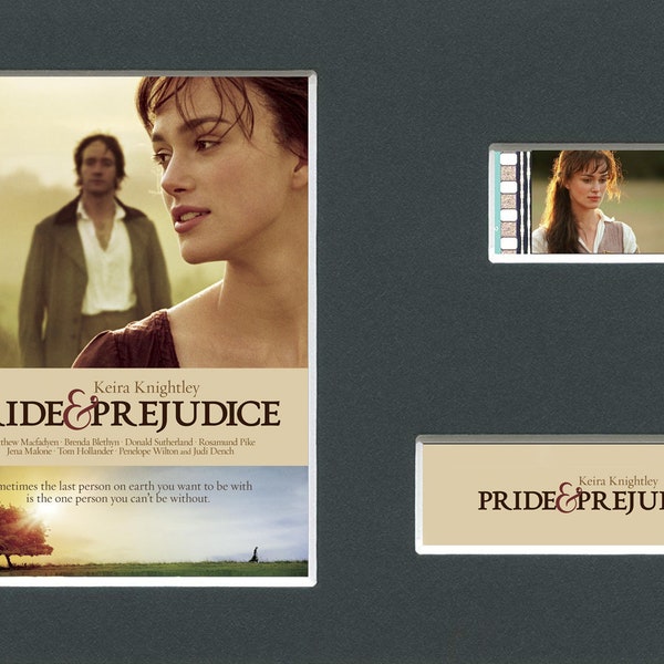 Pride and Prejudice original rare & genuine film cell display from the movie mounted ready for framing!