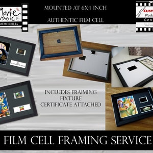 Film Cell framing service (add to basket with film cell to have it framed)