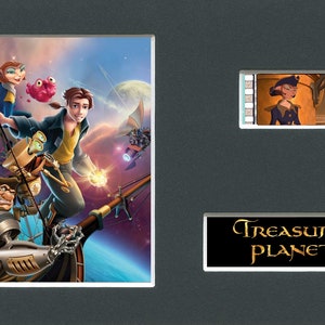 A Disney's Treasure Planet original rare & genuine limited edition film cell display from the movie mounted ready for framing!