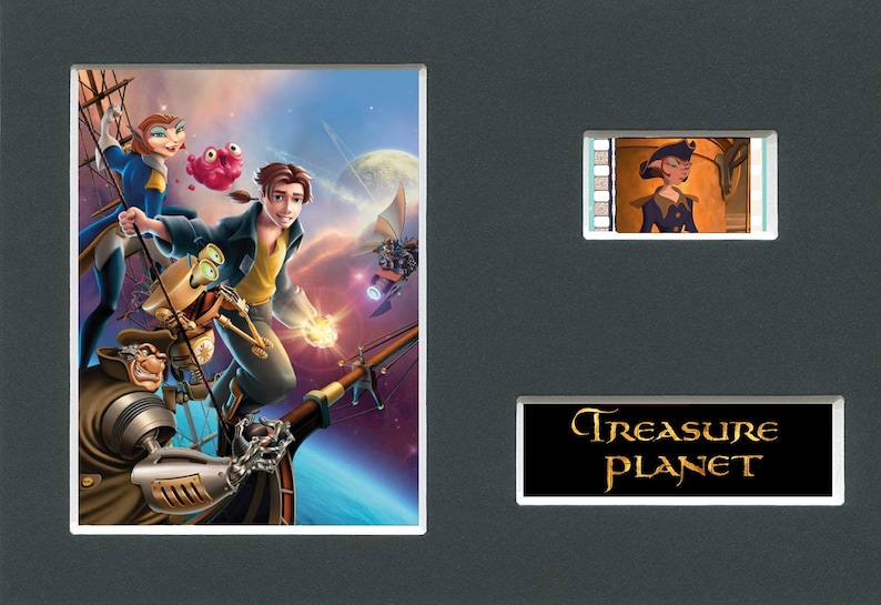 A Disney's Treasure Planet original rare & genuine limited edition film cell display from the movie mounted ready for framing image 1