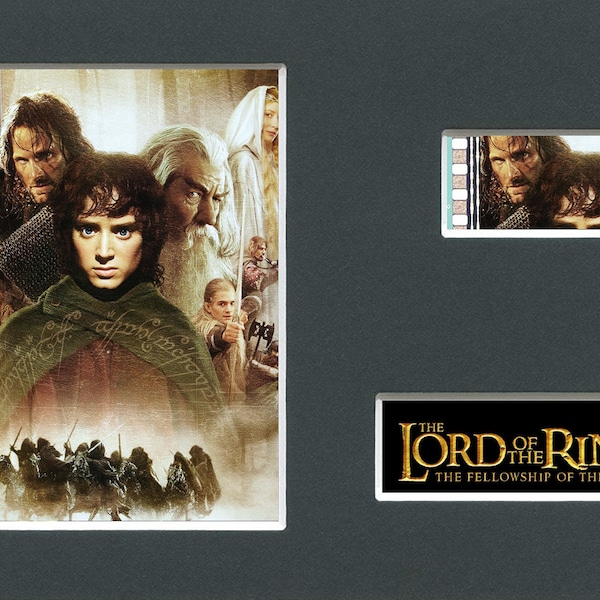 A Lord of the Rings the Fellowship Of The Ring original rare & genuine film cell from the movie mounted ready for framing!