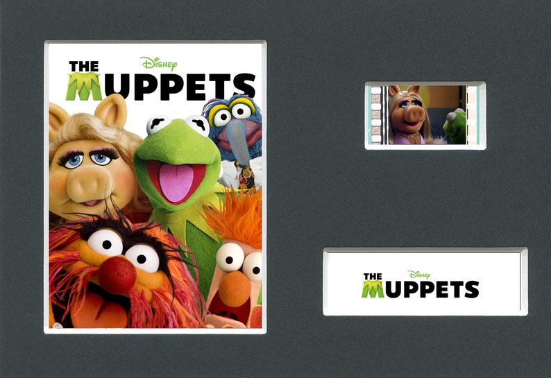 The Muppets movie original rare & genuine film cell display from the movie mounted ready for framing image 1