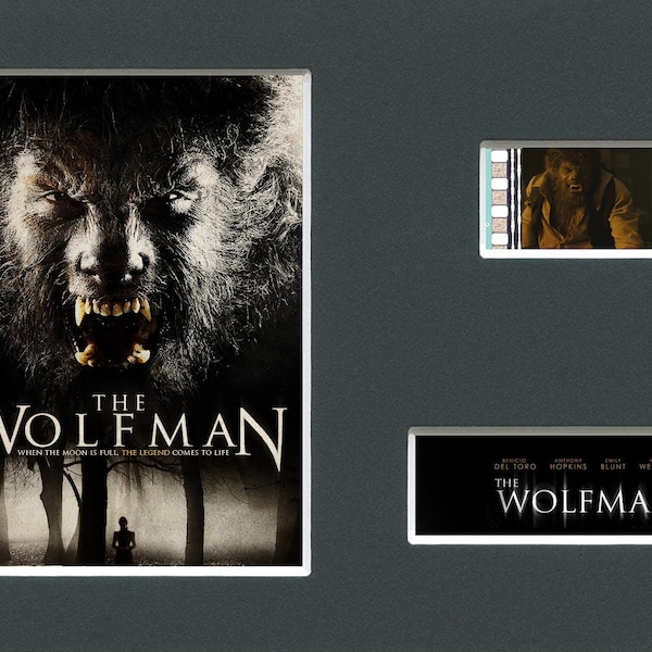 The Wolfman original rare & genuine film cell from the movie mounted ready for framing!